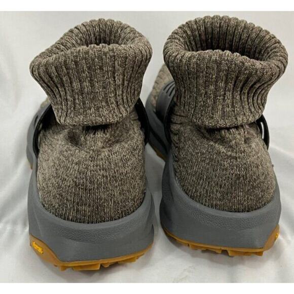 UYN Sz 39 8 Uynner Womens Brown Taupe Booties Hero Shoes Merino Wool Vibram Sole - Picture 4 of 15